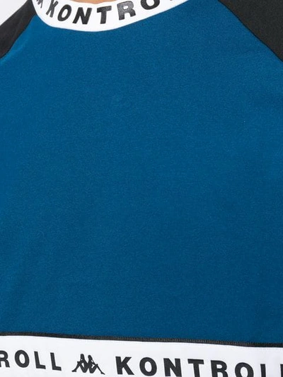 Shop Kappa Logo Colour Block T-shirt In Blue