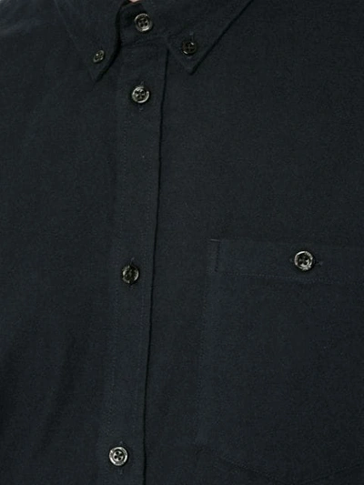 Shop Norse Projects Anton Brushed Shirt In Blue