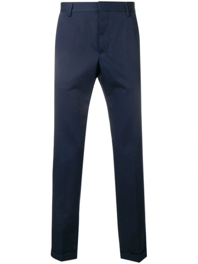 Shop Prada Tailored Trousers - Blue
