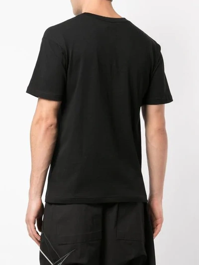 YOHJI YAMAMOTO BLACK LOGO T-SHIRT - 黑色