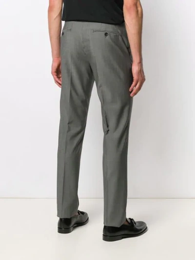 Shop Etro Tailored Suit Trousers - Grey
