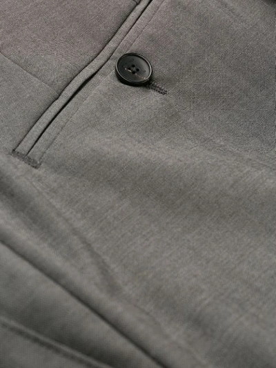 Shop Etro Tailored Suit Trousers - Grey