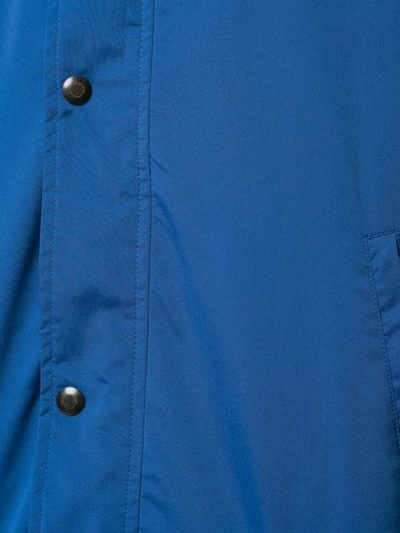 Shop Kent & Curwen Concealed Hood Gilet In Blue