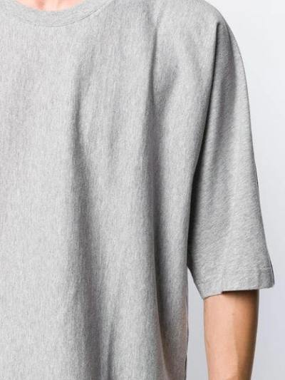 Shop Issey Miyake Oversized T-shirt In Grey