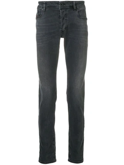 Shop Diesel Sleenker 069eq Jeans In Black