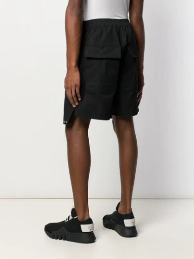 Shop Rick Owens Cargo Shorts In Black