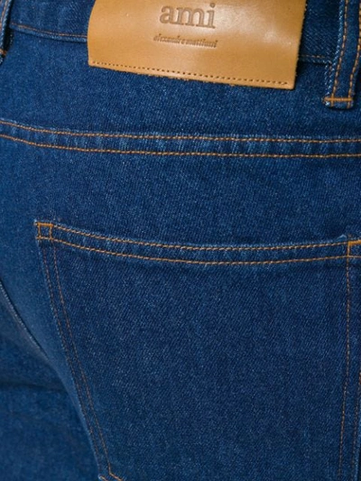 Shop Ami Alexandre Mattiussi 5 Pockets Cropped Jeans In Blue