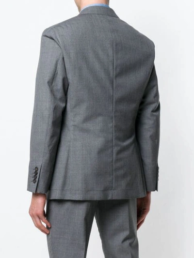 Shop Brunello Cucinelli Oversized Suit Jacket In Grey