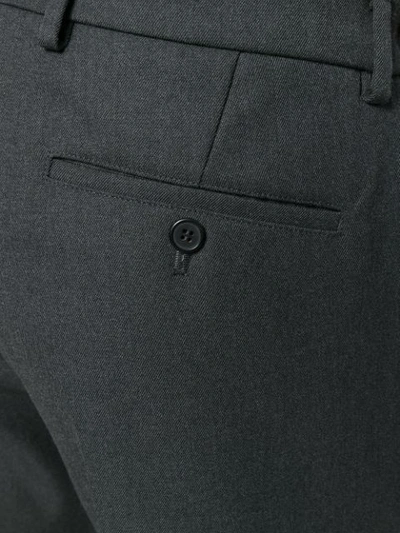 Shop Ami Alexandre Mattiussi Cropped Trousers In Grey