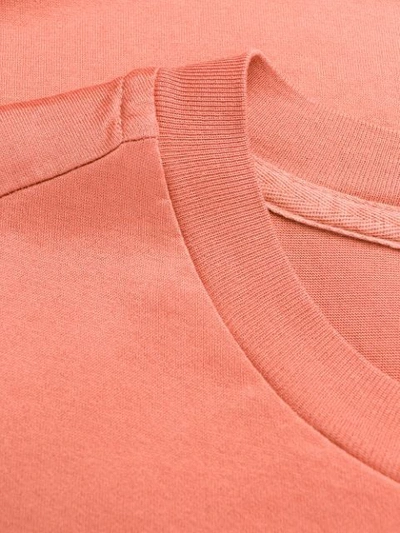 Shop Stone Island Logo Patch T-shirt In Pink
