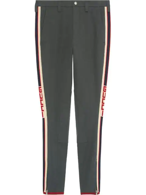 gucci gabardine stretch pants