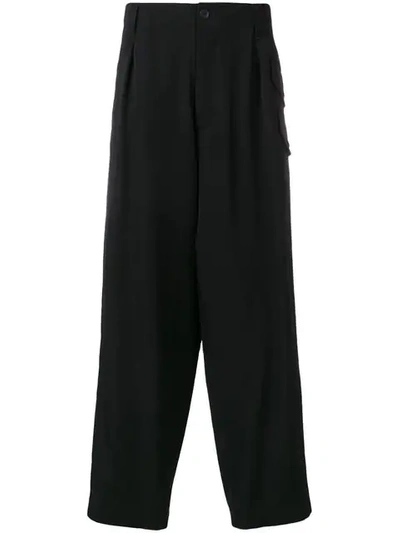 Shop Yohji Yamamoto Drop In Black