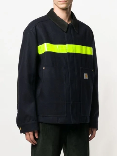 Shop Junya Watanabe Comme Des Garçons Man X Carhartt Reflector Jacket In 1