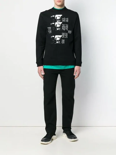 Shop Raf Simons Nsf Sweatshirt In Black 00099