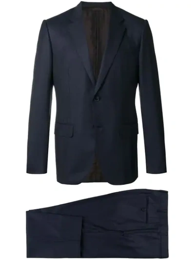 Shop Ermenegildo Zegna Couture Suit - Blue