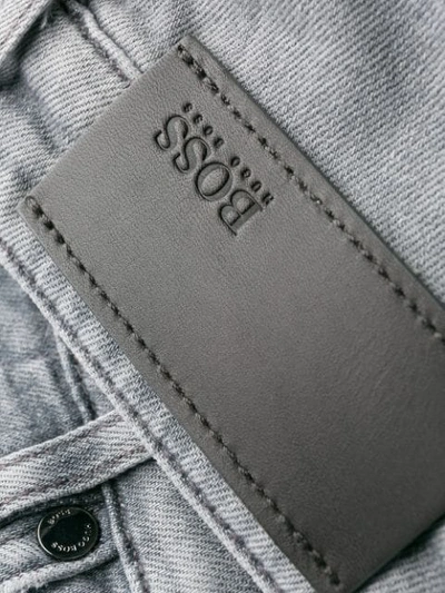 Shop Hugo Boss Regular Jeans In Grey