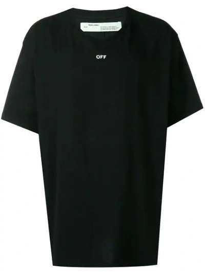 Shop Off-white Printed Oversized T-shirt In 1088 Black Multicolo