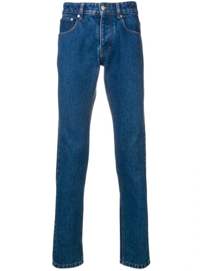 Shop Ami Alexandre Mattiussi Ami Fit 5 Pockets Jeans In Blue