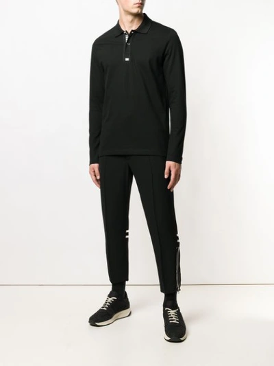Shop Dirk Bikkembergs Polo Shirt - Black