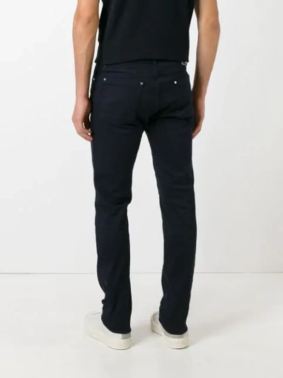 Shop Versace Collection Slim Fit Jeans - Blue