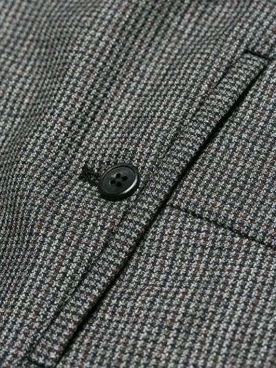 Shop Prada Houndstooth Trousers - Grey