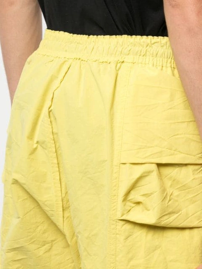 THE VIRIDI-ANNE 锥形运动裤 - 黄色