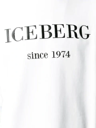 ICEBERG LOGO SWEATSHIRT - 白色