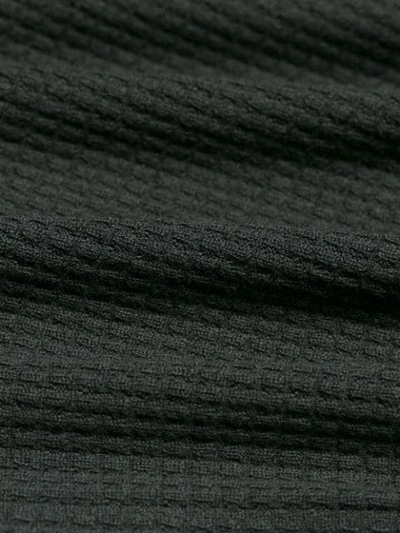 Shop Ferragamo Salvatore  Textured Knit Jumper - Green