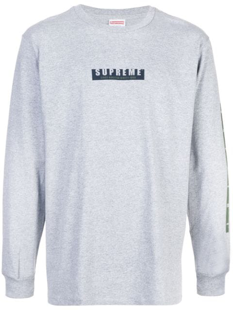 supreme grey long sleeve