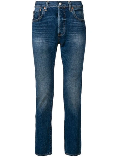 Shop Levi's 501 Skinny Jeans In Blue