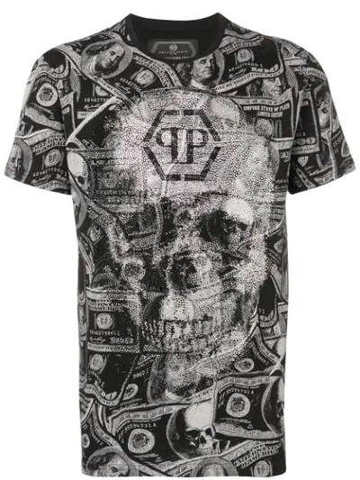 Philipp plein dollar t shirt hot sale