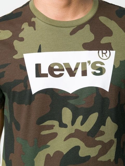 Shop Levi's Classic Logo T In Green