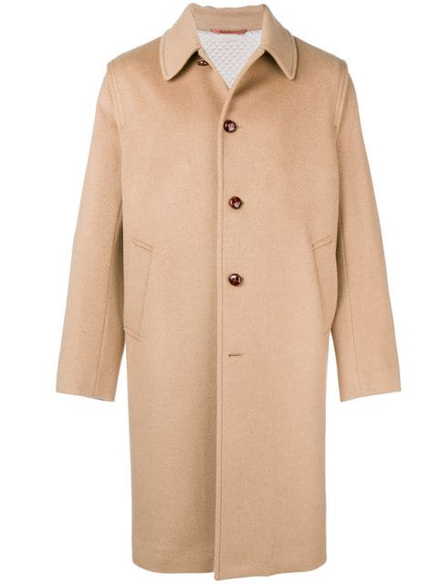 gucci logo coat