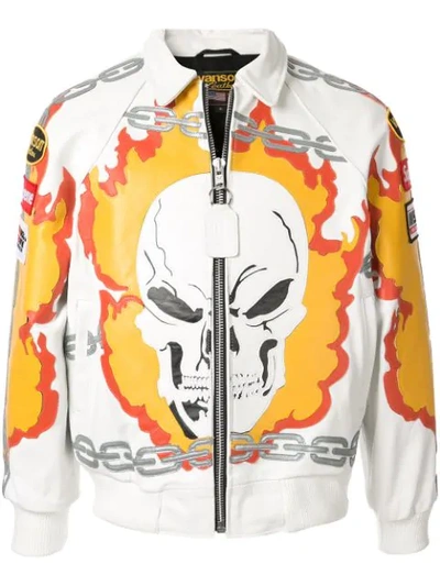 Supreme Vanson Leathers Ghost Rider 新品】Lサイズ 19ss 新品  