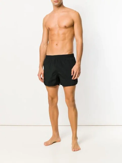 Shop Ami Alexandre Mattiussi Classic Swim Shorts In Black