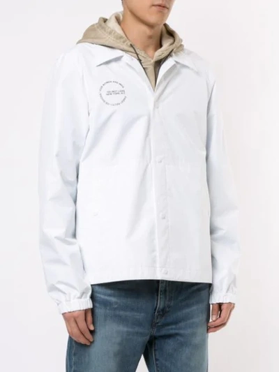 Shop Helmut Lang 'stadium' Jacke In White