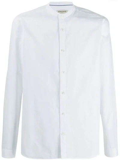 Shop Al Duca D'aosta Hemd Mit Mandarinkragen In White