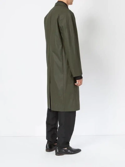 Shop Haider Ackermann Button Front Coat - Green