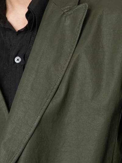 Shop Haider Ackermann Button Front Coat - Green