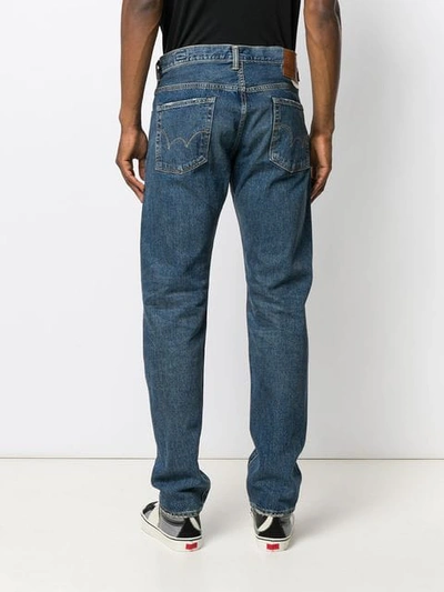 Shop Edwin Straight Leg Jeans In Blue