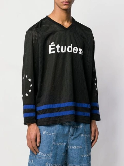 Shop Etudes Studio Logo Sweatshirt In Black