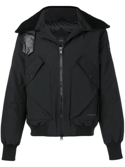 Shop Canada Goose Padded Jacket - Black