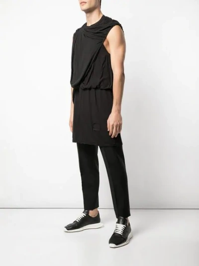 RICK OWENS DRKSHDW EMOTION TOP - 黑色