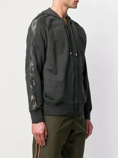 Shop Etro Zipped-up Jacket In Grey