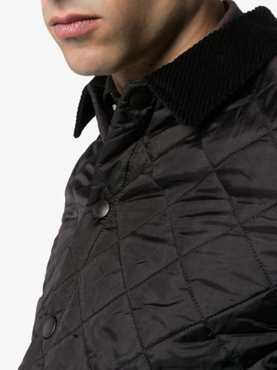 Shop Barbour Heritage Liddesdale Padded Jacket In Black