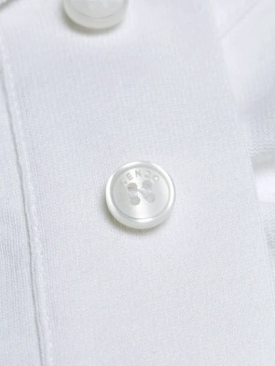 Shop Kenzo Front-logo Polo Shirt In 01 Blanc