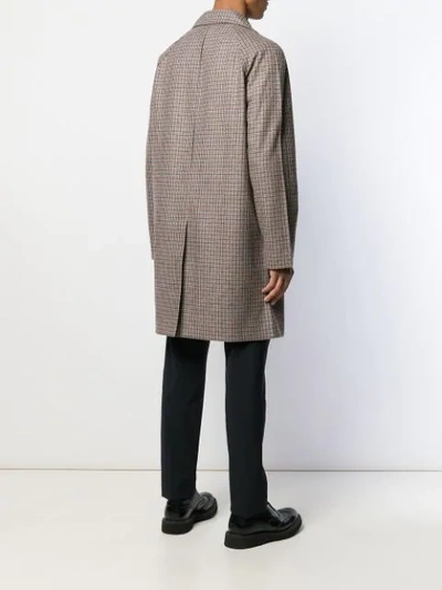 Shop Prada Tweed Single-breasted Coat In F0040 Cammello