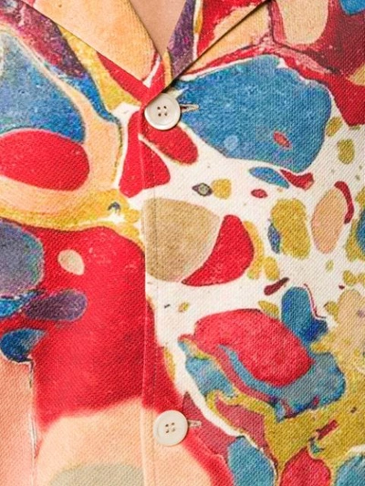 DRÔLE DE MONSIEUR ABSTRACT PRINT SHIRT 