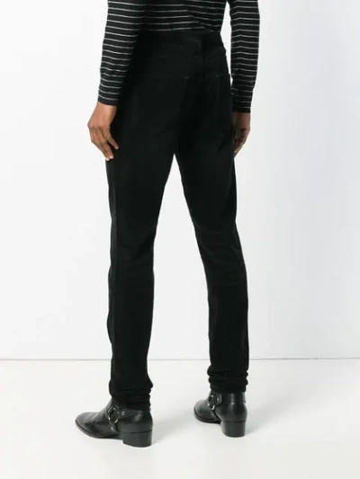 Shop Saint Laurent Curdoroy Trousers In Black