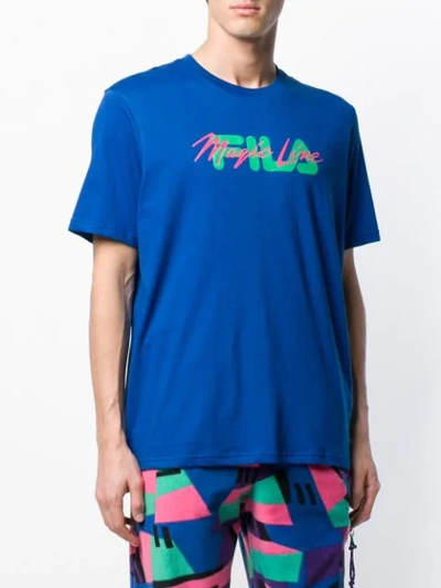 Shop Fila Magic Line T-shirt In Blue